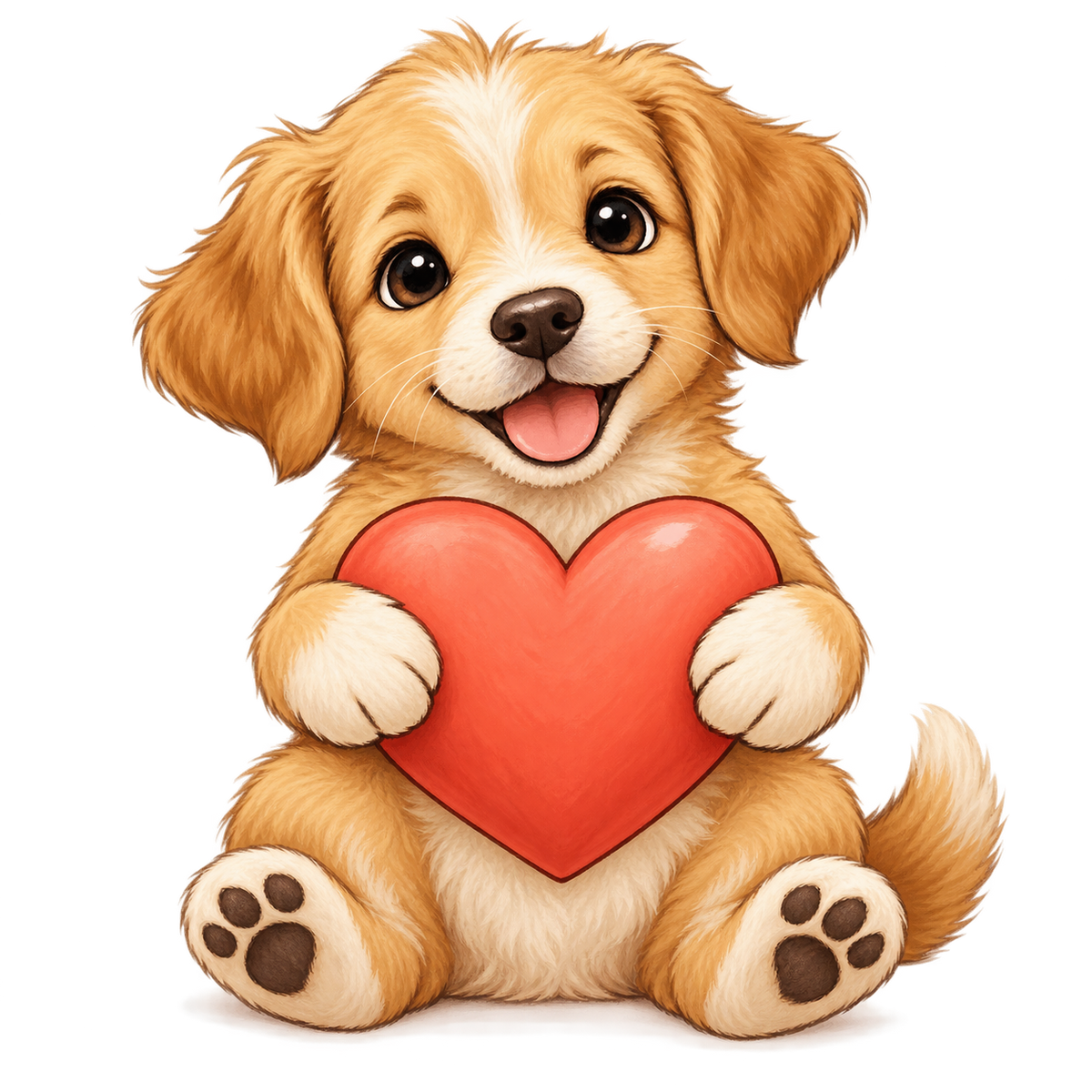 Dog illustration accompanying the shelter mission